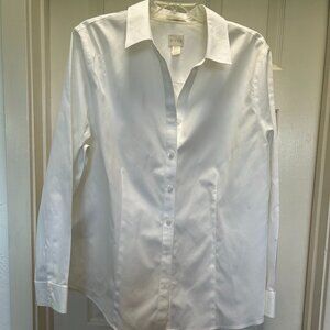 Chico's No Iron White Blouse size 3.5